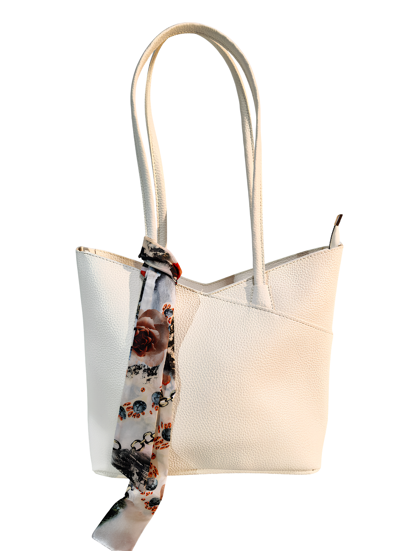 Beyaz Renk El ve Omuz Çantası